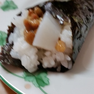 うまうま手巻き寿司♪納豆とイカver